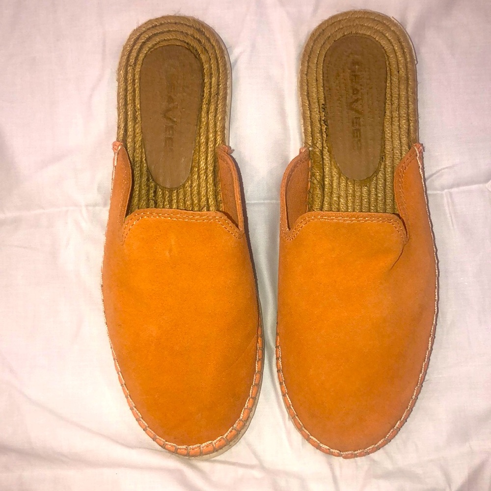REDUCED!! SeaVees Ocean Park Mule Orange/ Cantaloupe Size 7.5